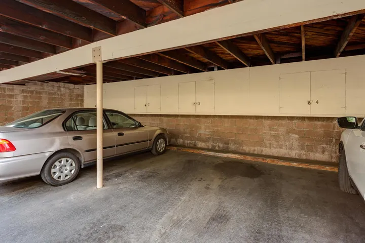Carport Space with Storage