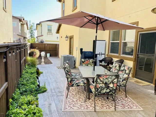 Side yard off kitchen