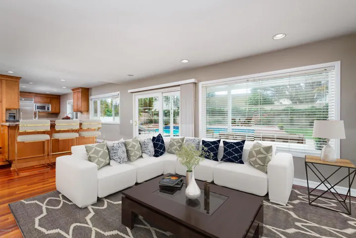 Family Room Adjacent to Kitchen