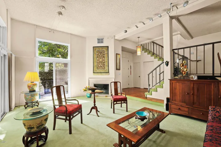 Living room entrance to patio
