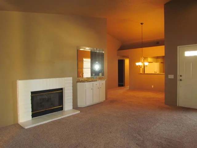 Living Room to Front Door and Dining Roo
