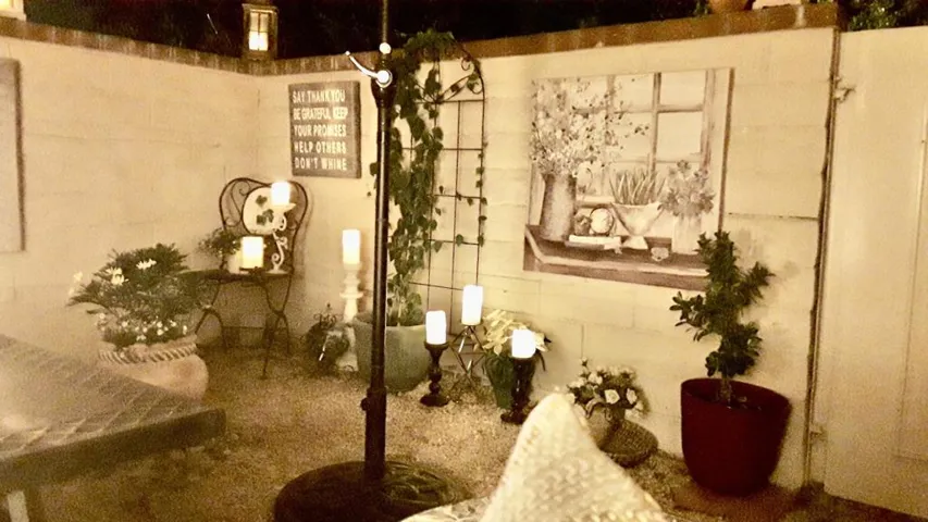 Private Patio Evening