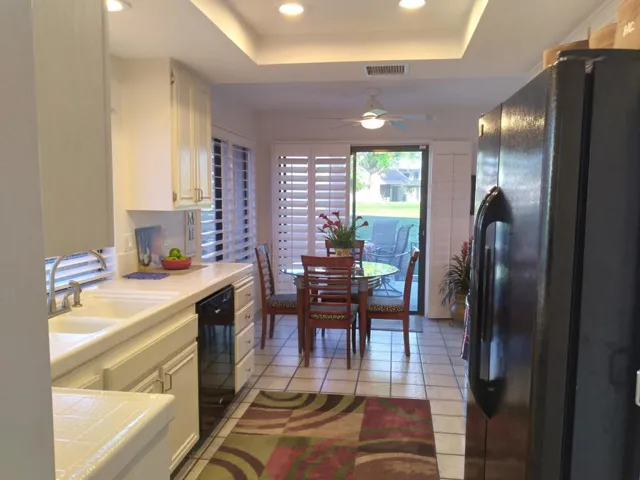 Kitchen Leading to Patio
