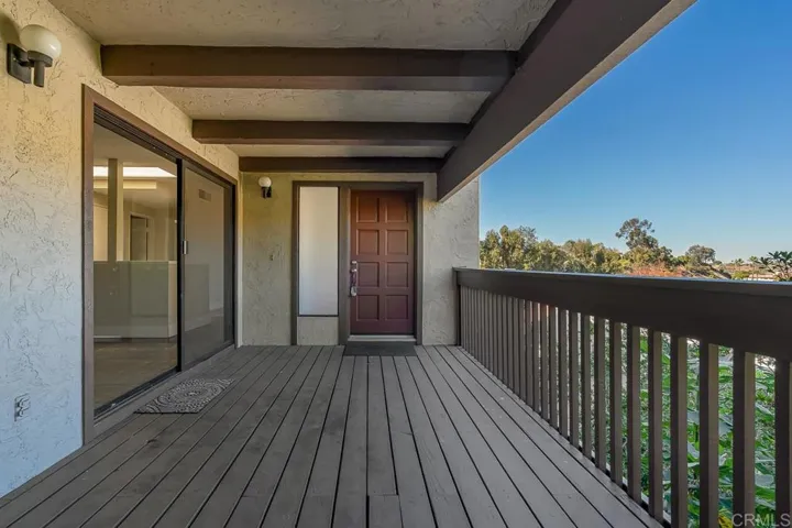private enterance to the door