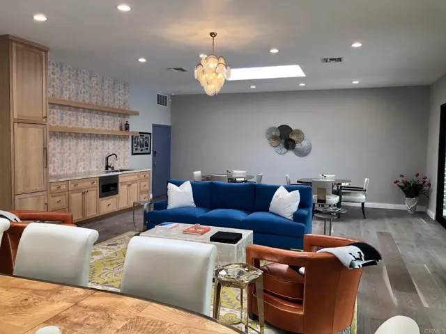 Another view of the club house with kitchen