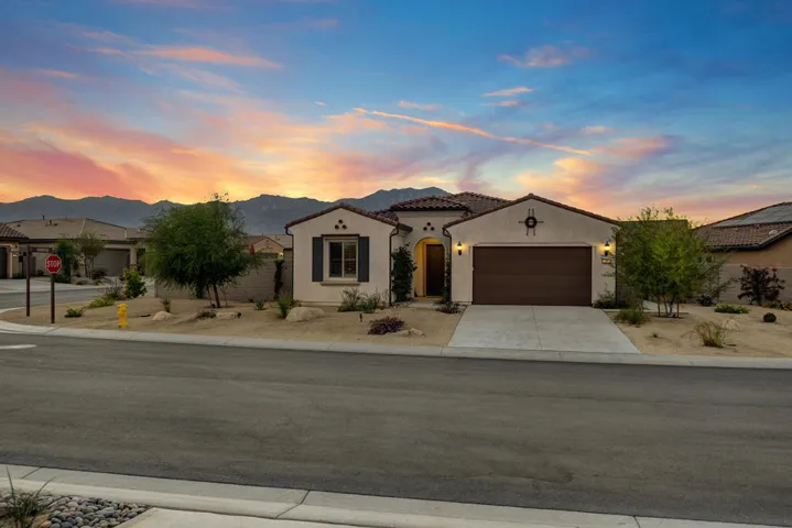 002 FRONT OF HOUSE TO MOUNTAINS NIGHT ML