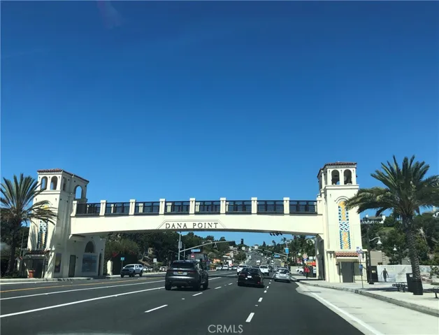 Located in the beachy town of Dana Point.  This pedestrian bridge a safe and convenient way to cross PCH from the South Cove community.  The bridge can be accessed by stairs and elevator.