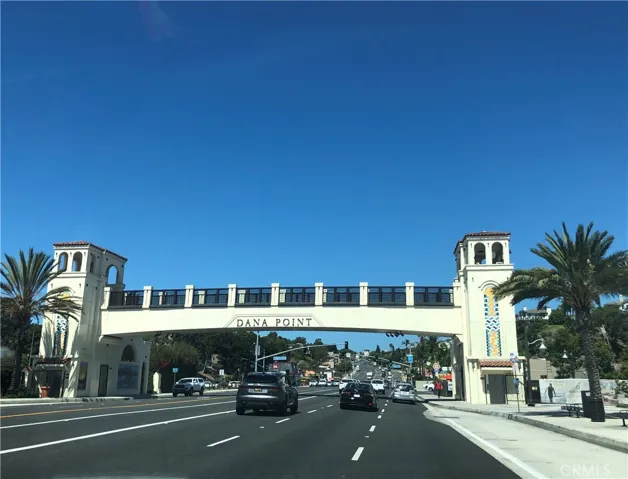 Located in the beachy town of Dana Point.  This pedestrian bridge a safe and convenient way to cross PCH from the South Cove community.  The bridge can be accessed by stairs and elevator.
