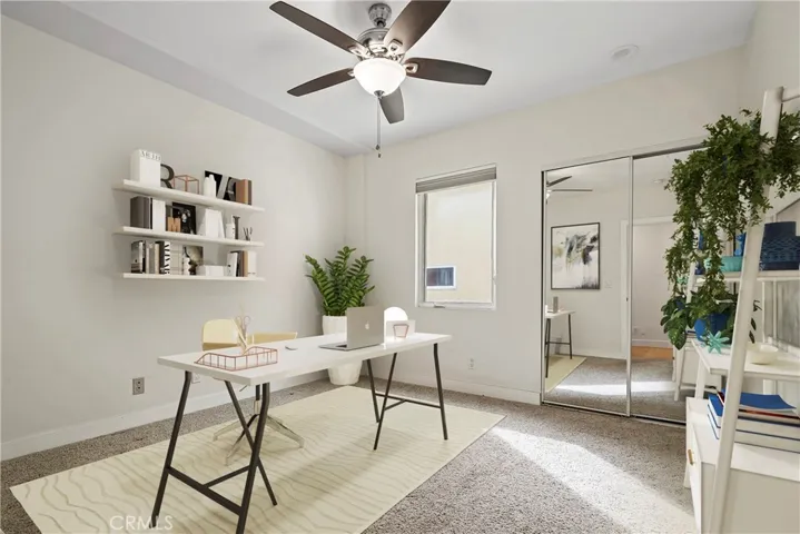 Virtually staged; perfect for at-home office or study area!