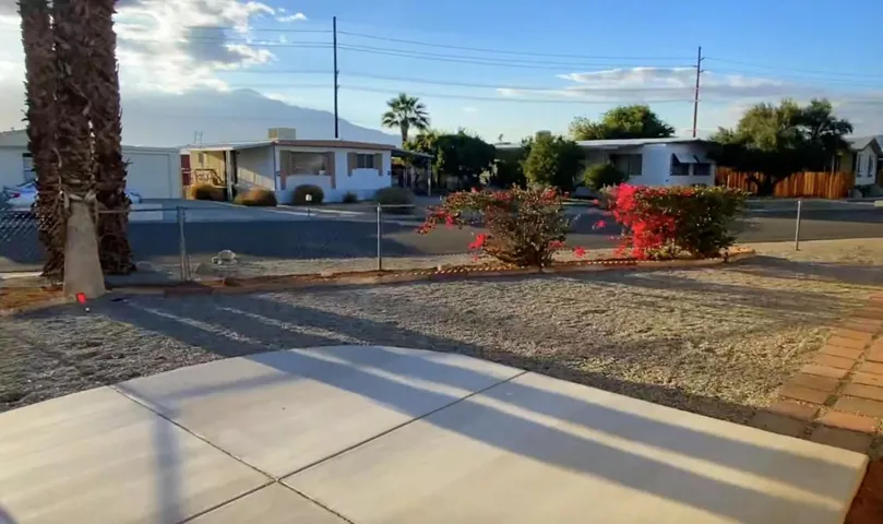 yard out front