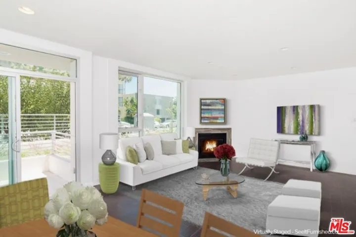 Virtually Staged Living area