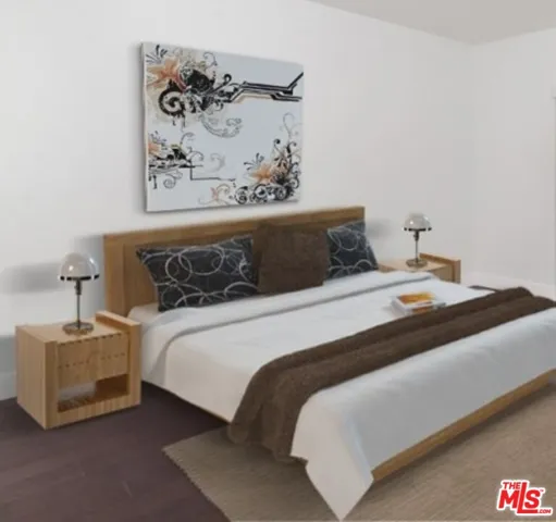Bedroom virtually staged
