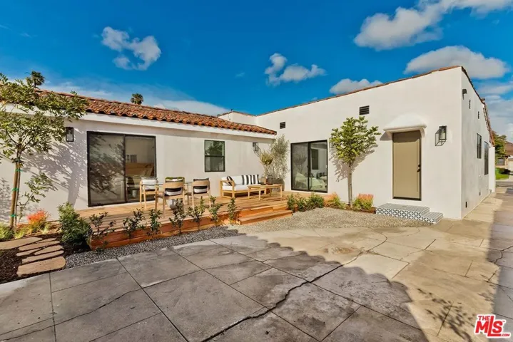 Rear view of house