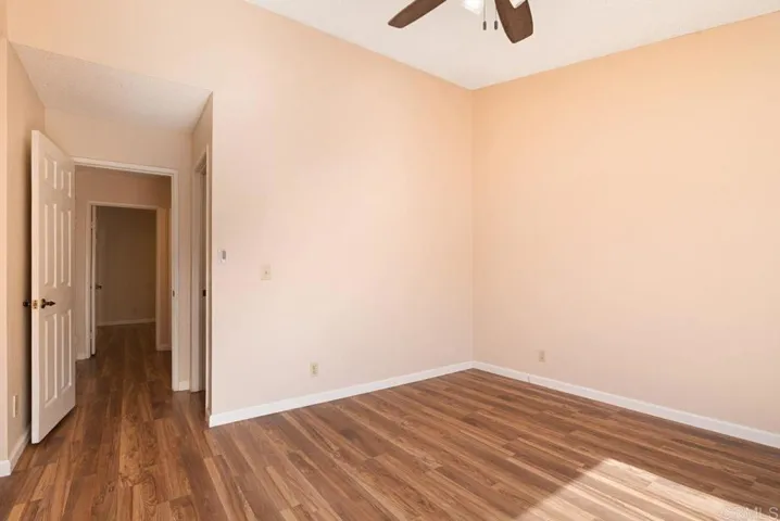 Looking into the hall from Master Bedroom
