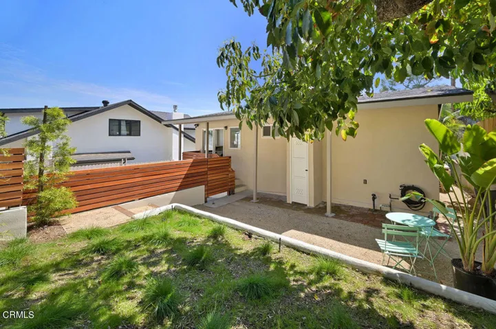 grassy backyard