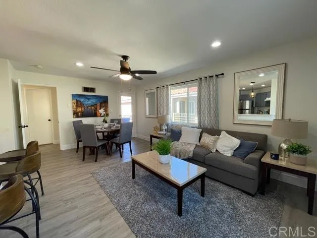 Large Living and dining combo area