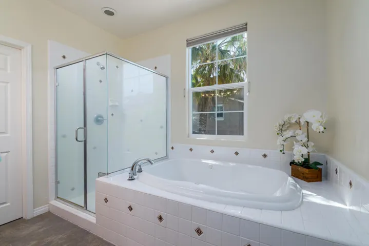 Master Bath Soaking Tub and Shower