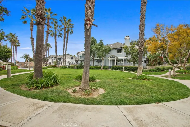 There are sidewalks and green spaces within the Coronado community to take a stroll or walk a four legged family member!