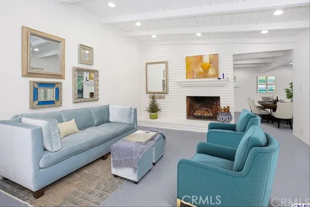 Living Room & Dining Room (some furnishings have been digitally staged)