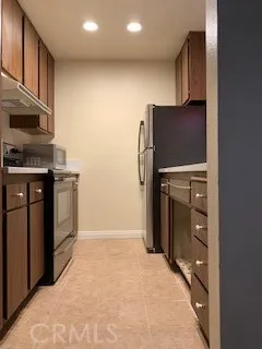 Kitchen stainless appliances