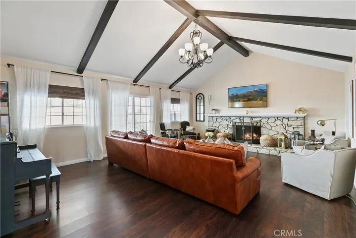 Room enough for a dining room table in place of the piano