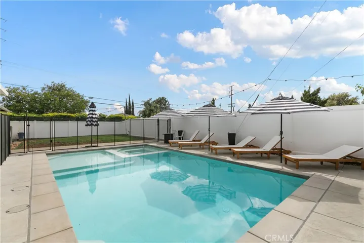 Plenty of area around the pool to lay back and relax!