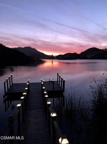 Stunning Sunset view from Private Dock