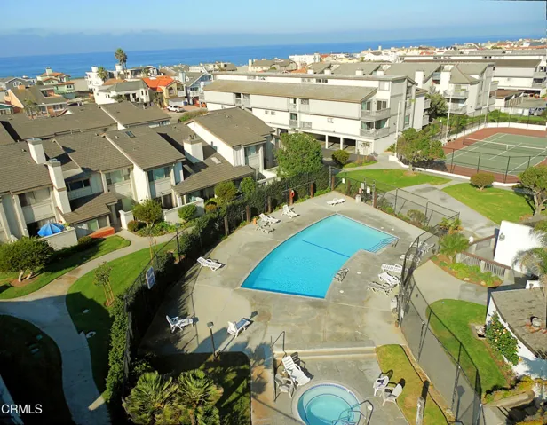 Main pool and tennis