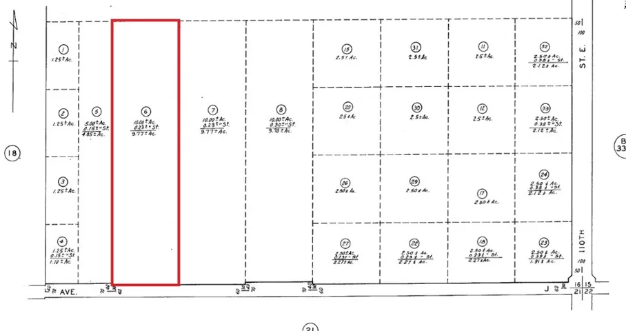 0 Avenue J And 107th St East, Lancaster, California 93535
