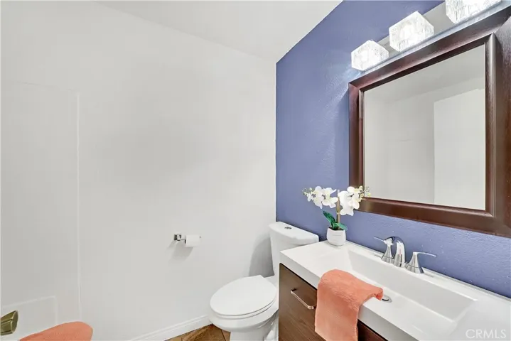 Hallway bathroom.
