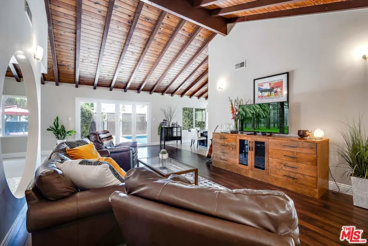 vaulted wood beamed ceilings