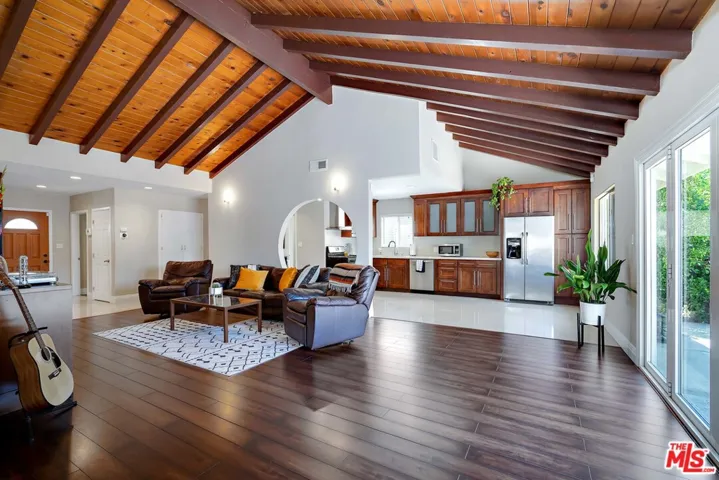 kitchen view from dining area