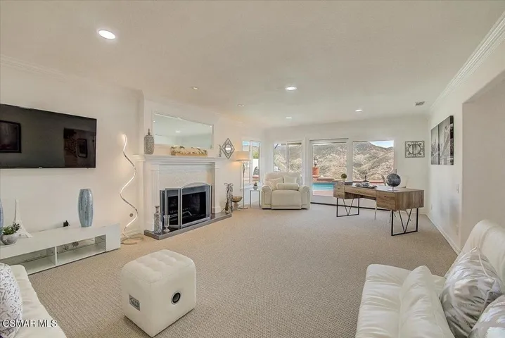 Family Room and Office Area