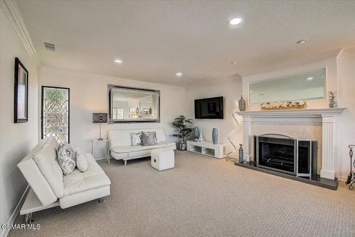 Tv Area & Fireplace