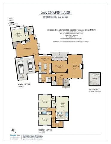 245 Chapin Lane, Burlingame, California 94010