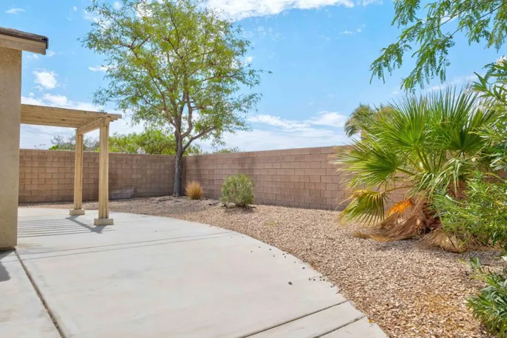 Private back Patio