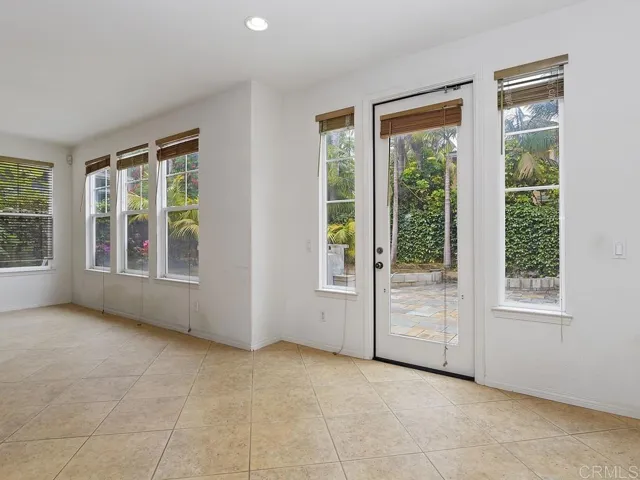 Backyard access from kitchen/family room/breakfast nook.