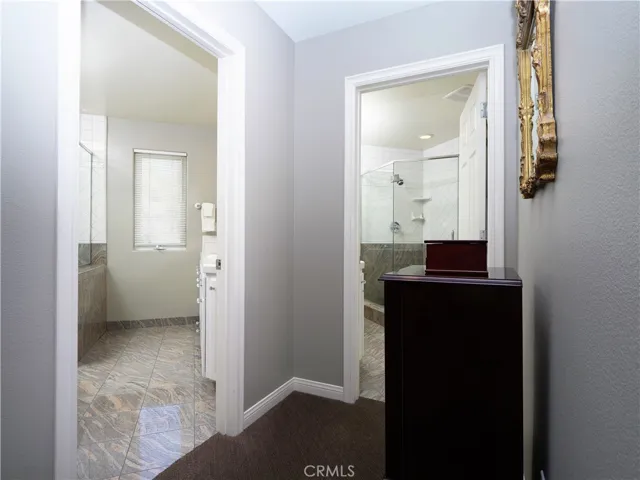 Dual master bathrooms.