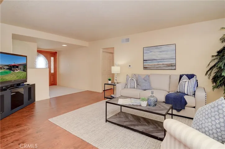 Separate entry foyer is a welcoming place for guests.