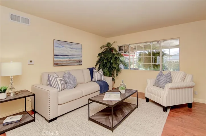 Large living room can accommodate many different furniture options...this is truly a turnkey home!
