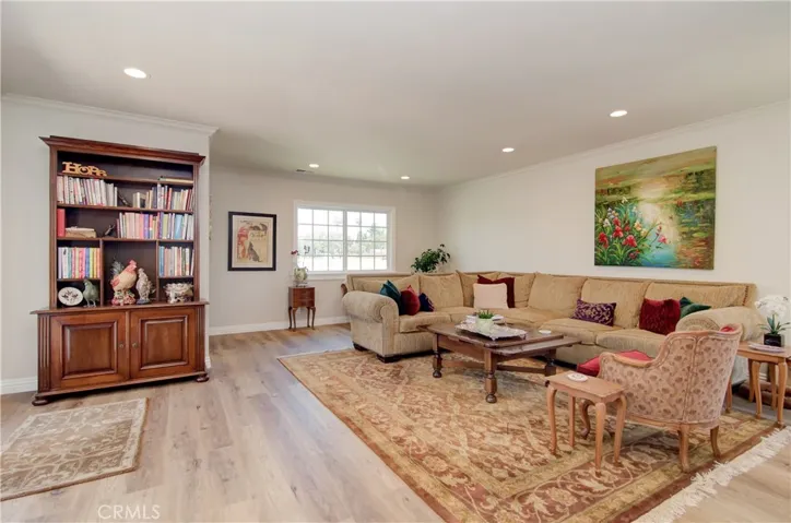 Even more furniture options...and plenty of room for the largest flat screen TV!