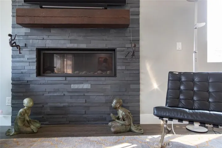 Classy fireplace