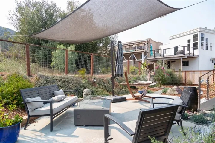Lower patio