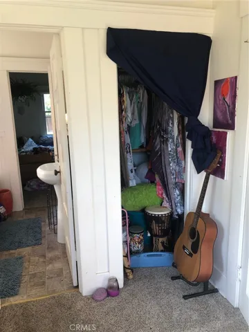 Bonus Room with closet door to bathroom