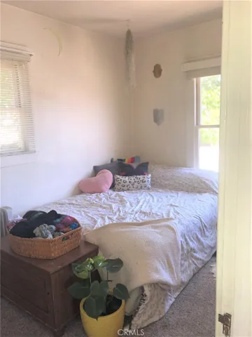 Bedroom off of Living Room connected to Bathroom