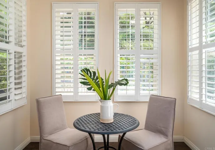 Start your day out right in this sunny breakfast area.