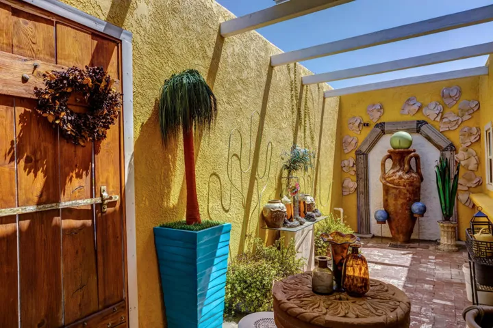 Enclosed Front Courtyard