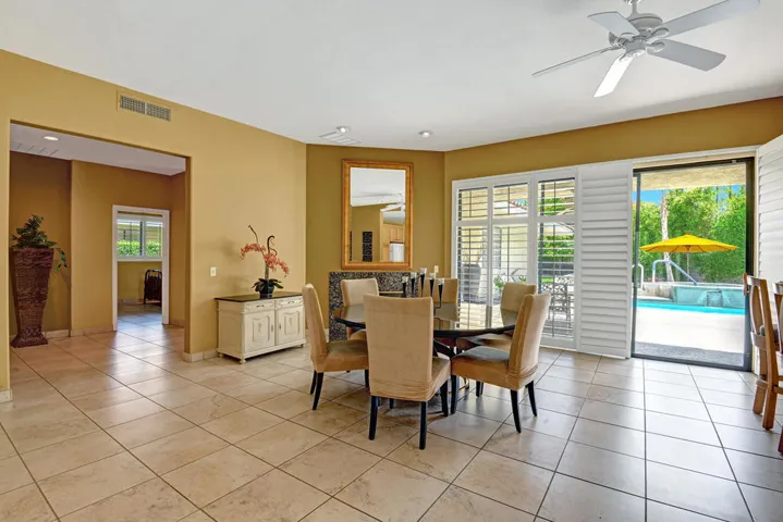 DINING ROOM TO POOL YARD MLS