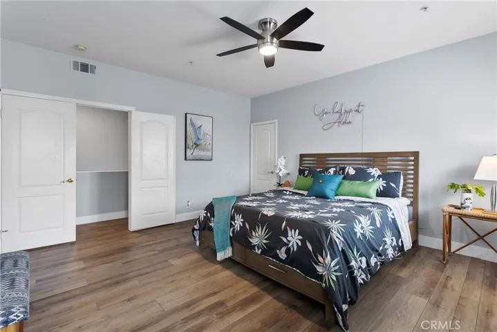 All of this room...plus a walk-in closet!