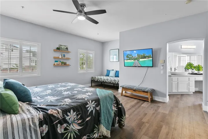 The master suite is HUGE!